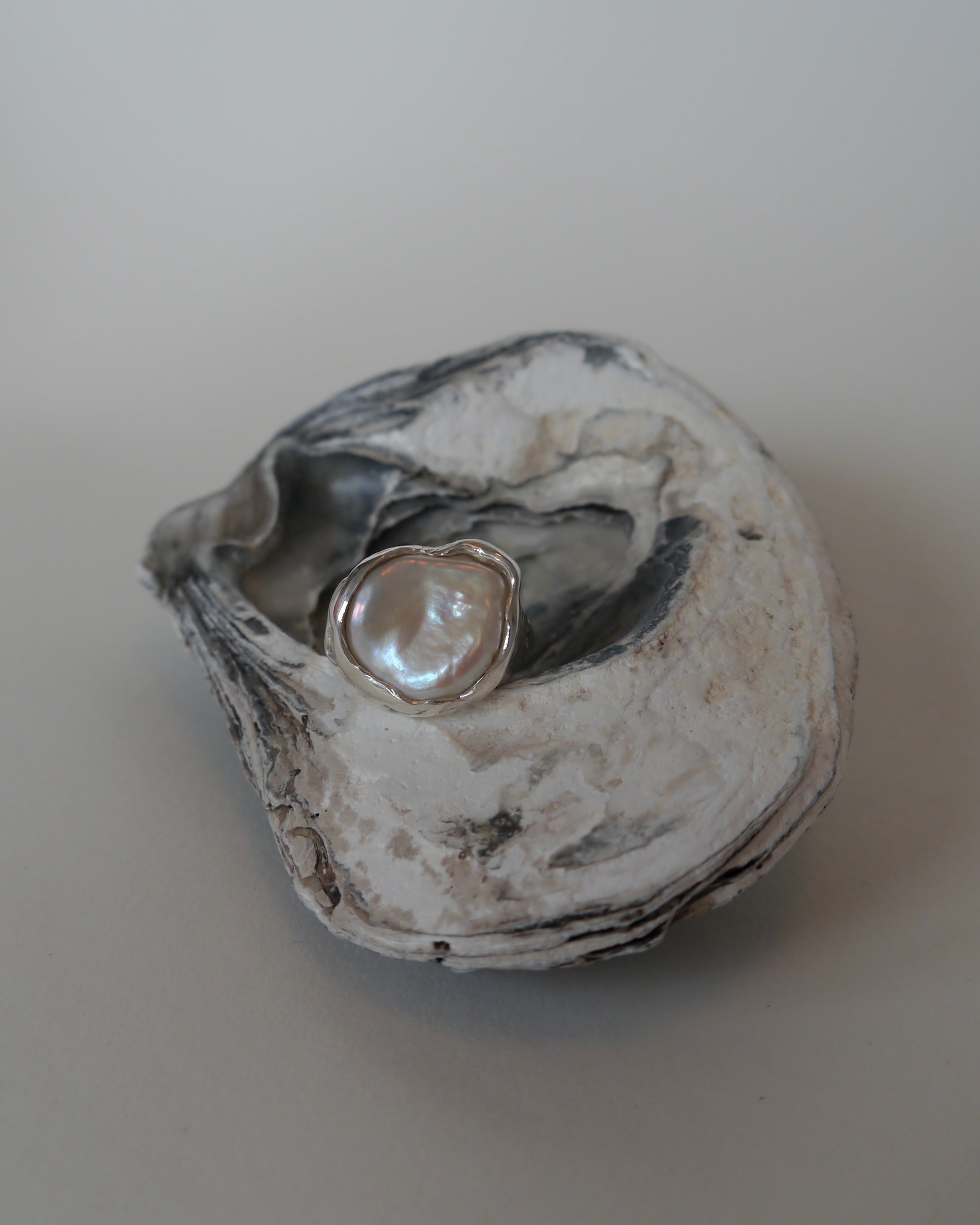 pearl signet ring