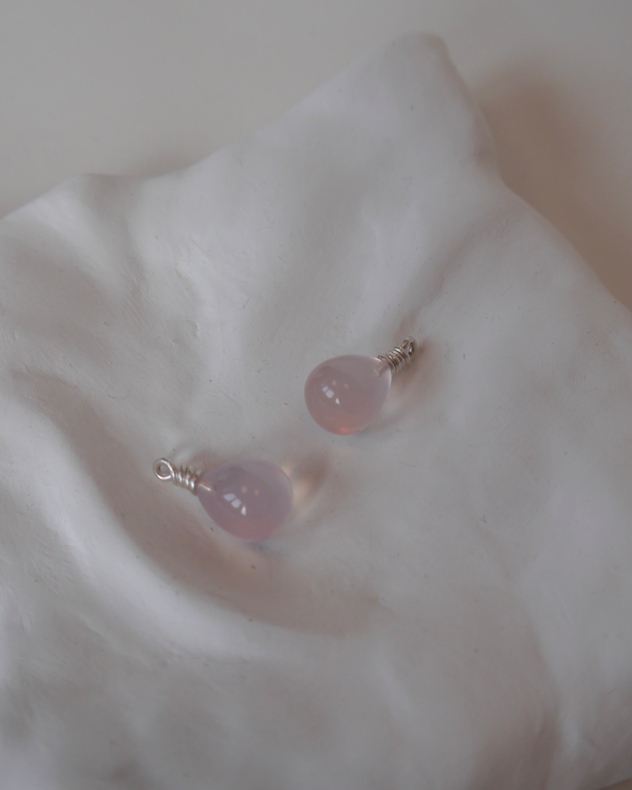 rose quartz charm